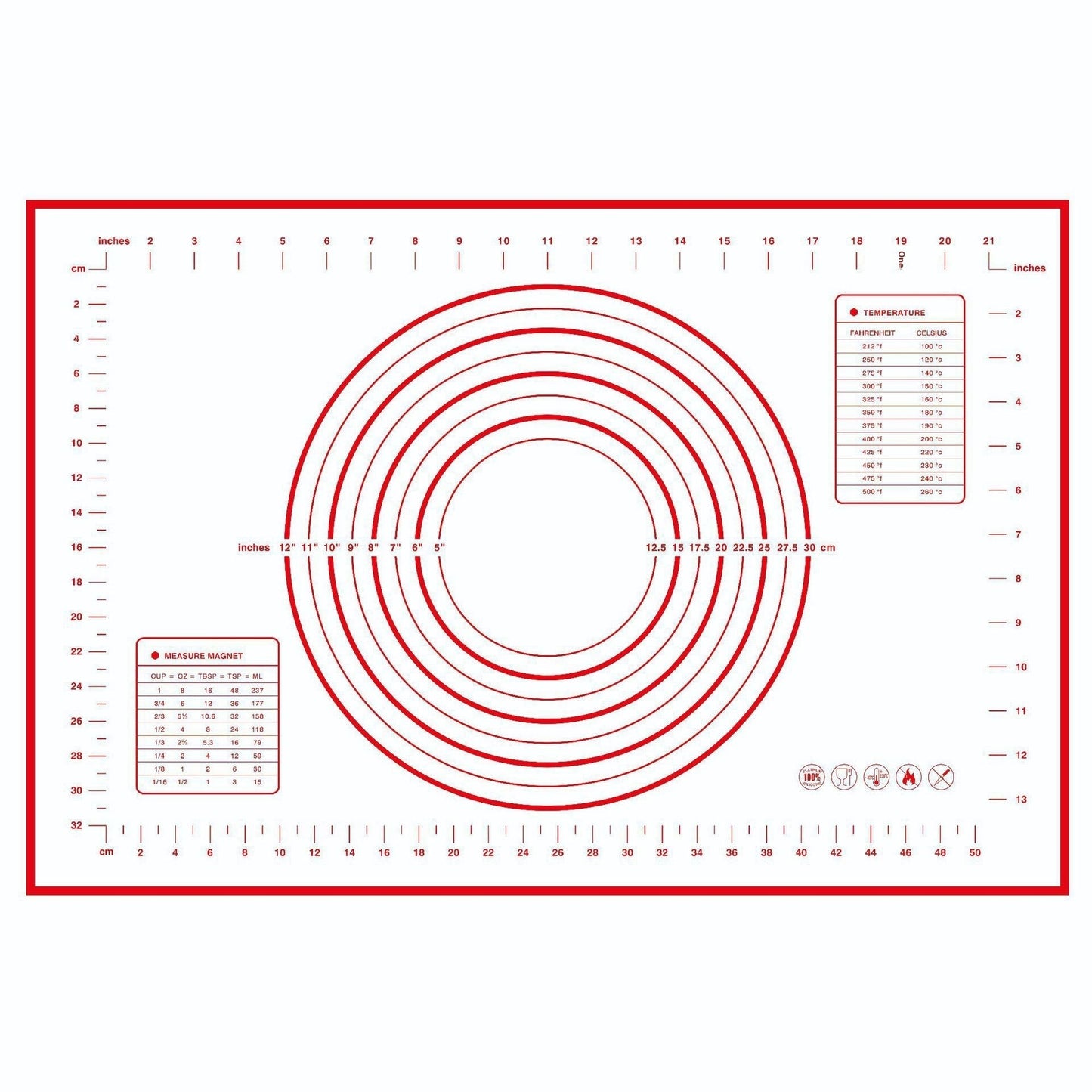 Silicone Baking Mat Kneading Pad Dough Mat