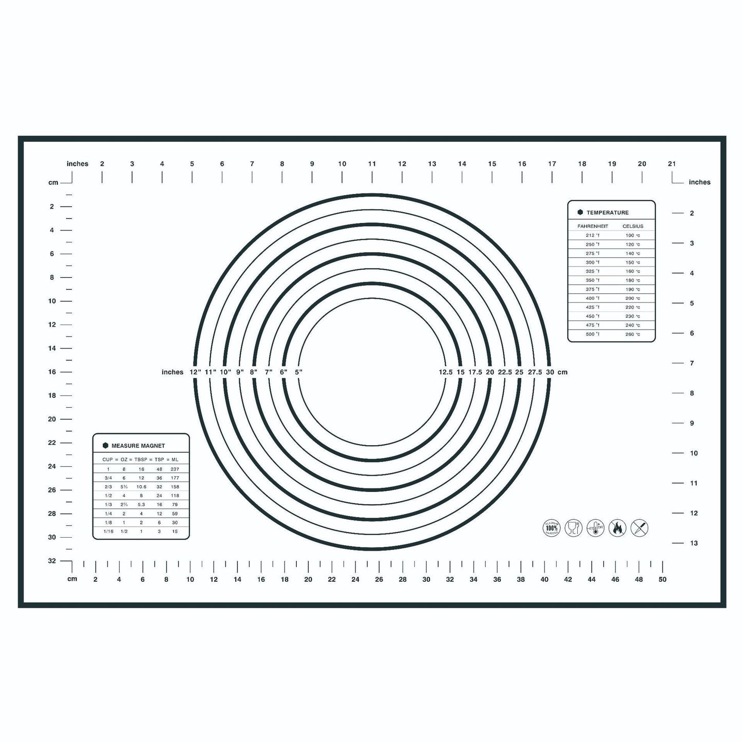 Silicone Baking Mat Kneading Pad Dough Mat