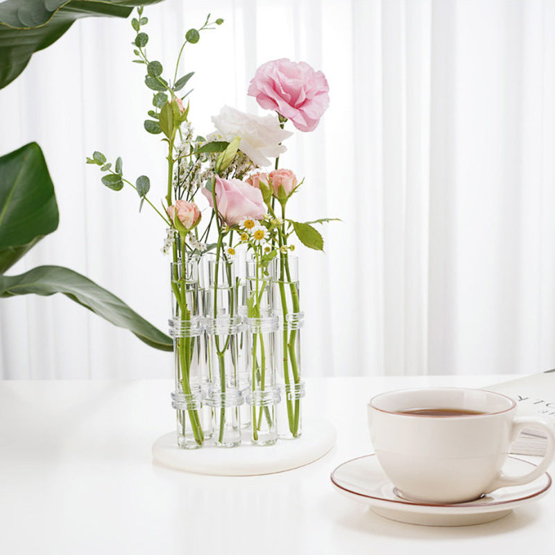 Clear Glass Test Tube Vase