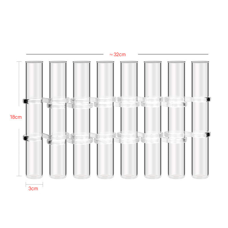 Clear Glass Test Tube Vase