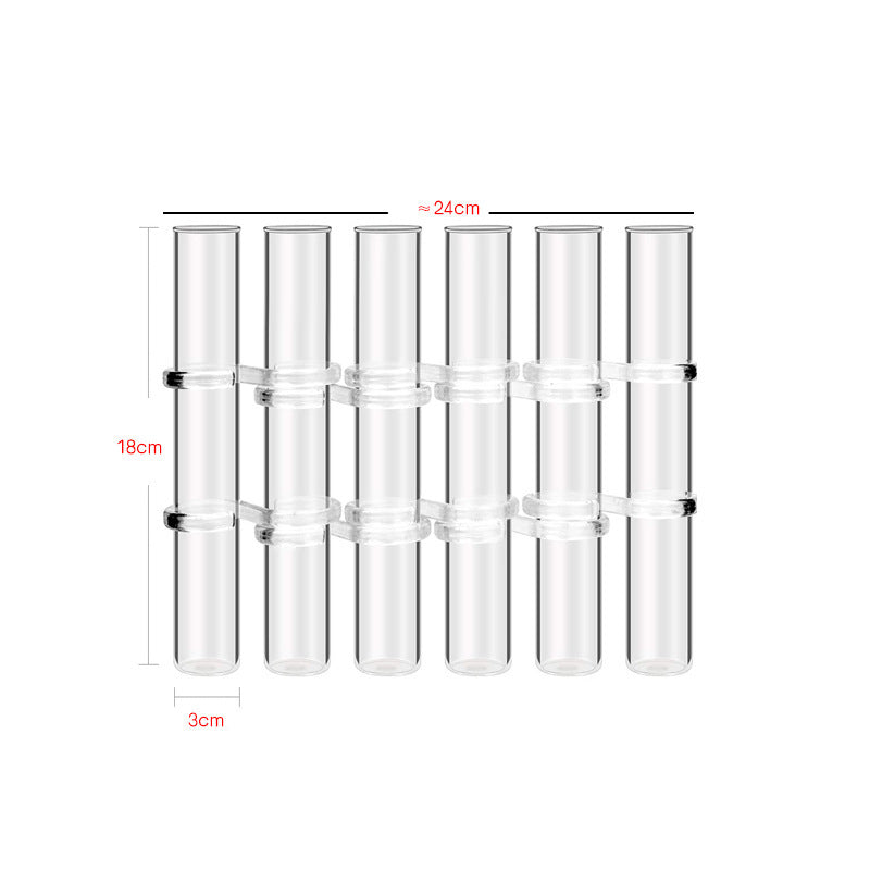 Clear Glass Test Tube Vase