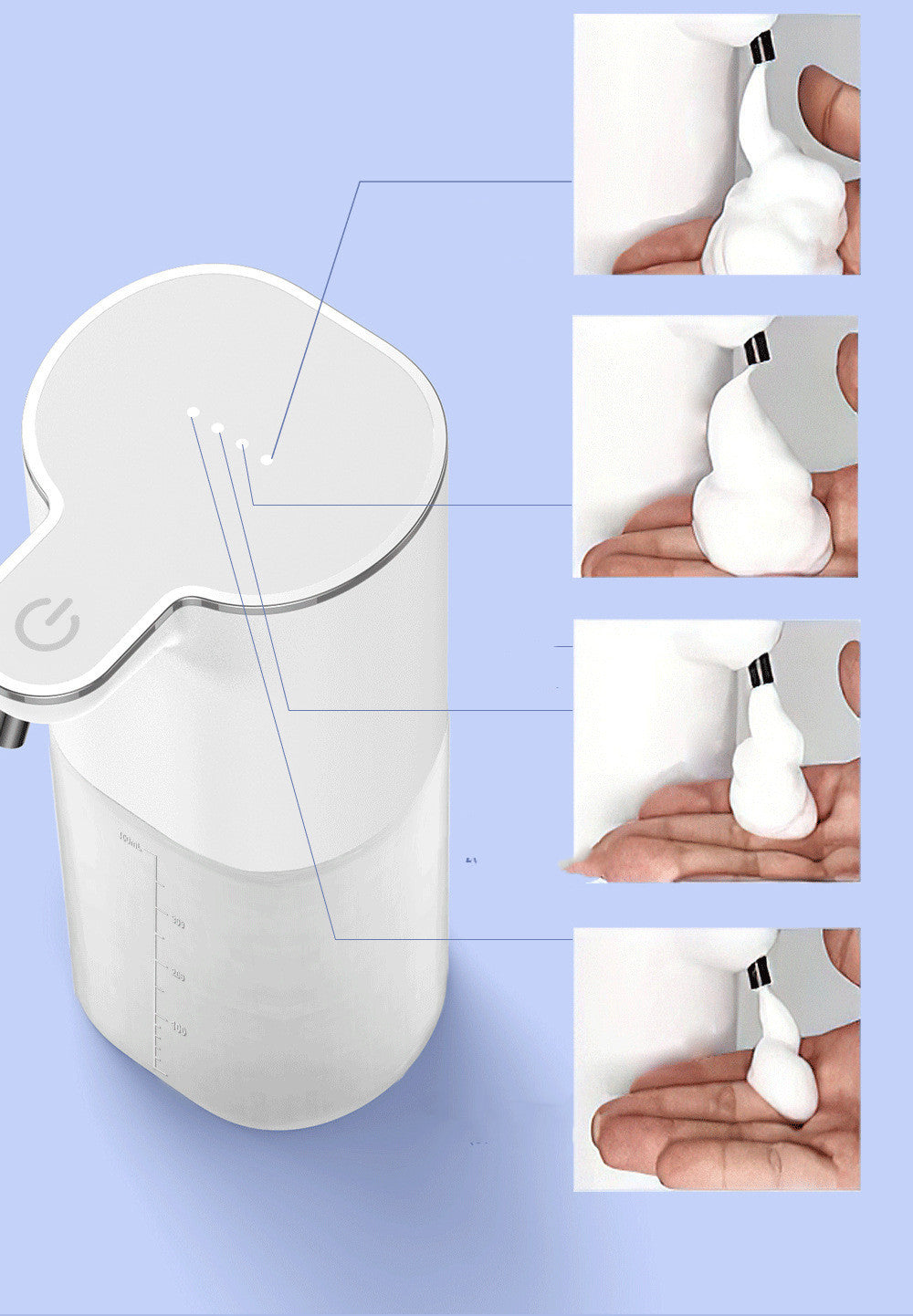 Soap Dispenser With Automatic Induction Foam