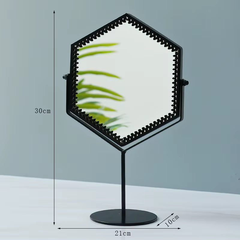 Decoration Mirror Miroir Decoratif Espejos Decorativos De Pared Decoracion Salon Casa Decoration Mural Dorms Desktop Reversible