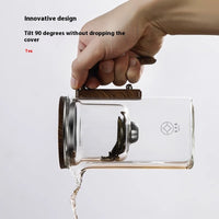 One Click Magnetic Teapot Separation Filtration Glass