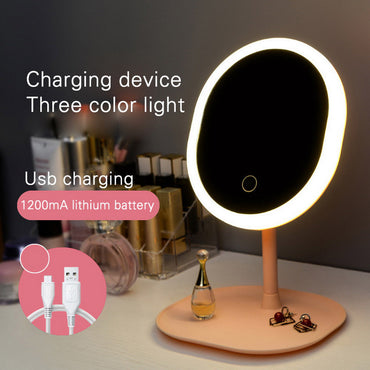 Detachable 3 Modes Makeup Mirror With Light LED