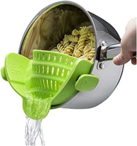 Universal Clip on Strainer Adjustable Silicone Strain Pot