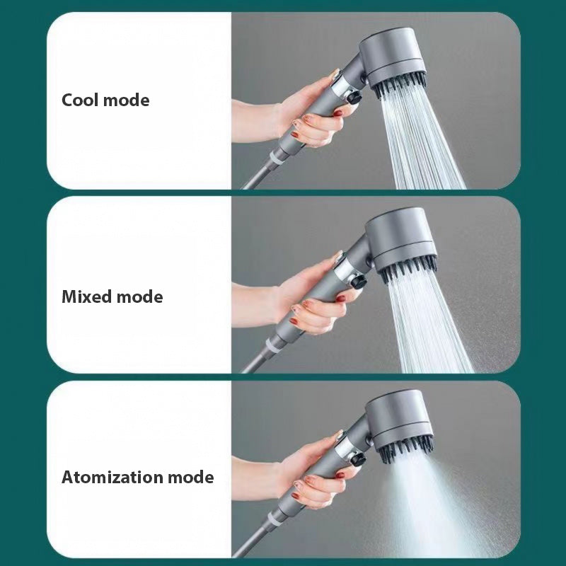 New 3 Modes Shower Head High Pressure Showerhead