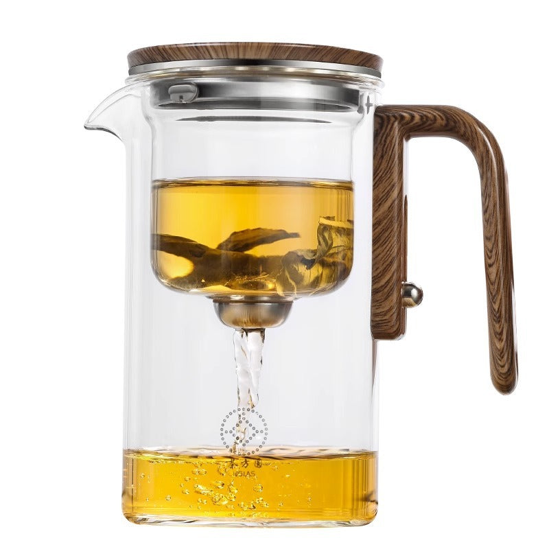 One Click Magnetic Teapot Separation Filtration Glass