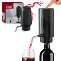 Rechargeable Automatic Wine Aerator & Dispenser - One Touch Electric Decanter for Effortless Pouring at Parties & Bars