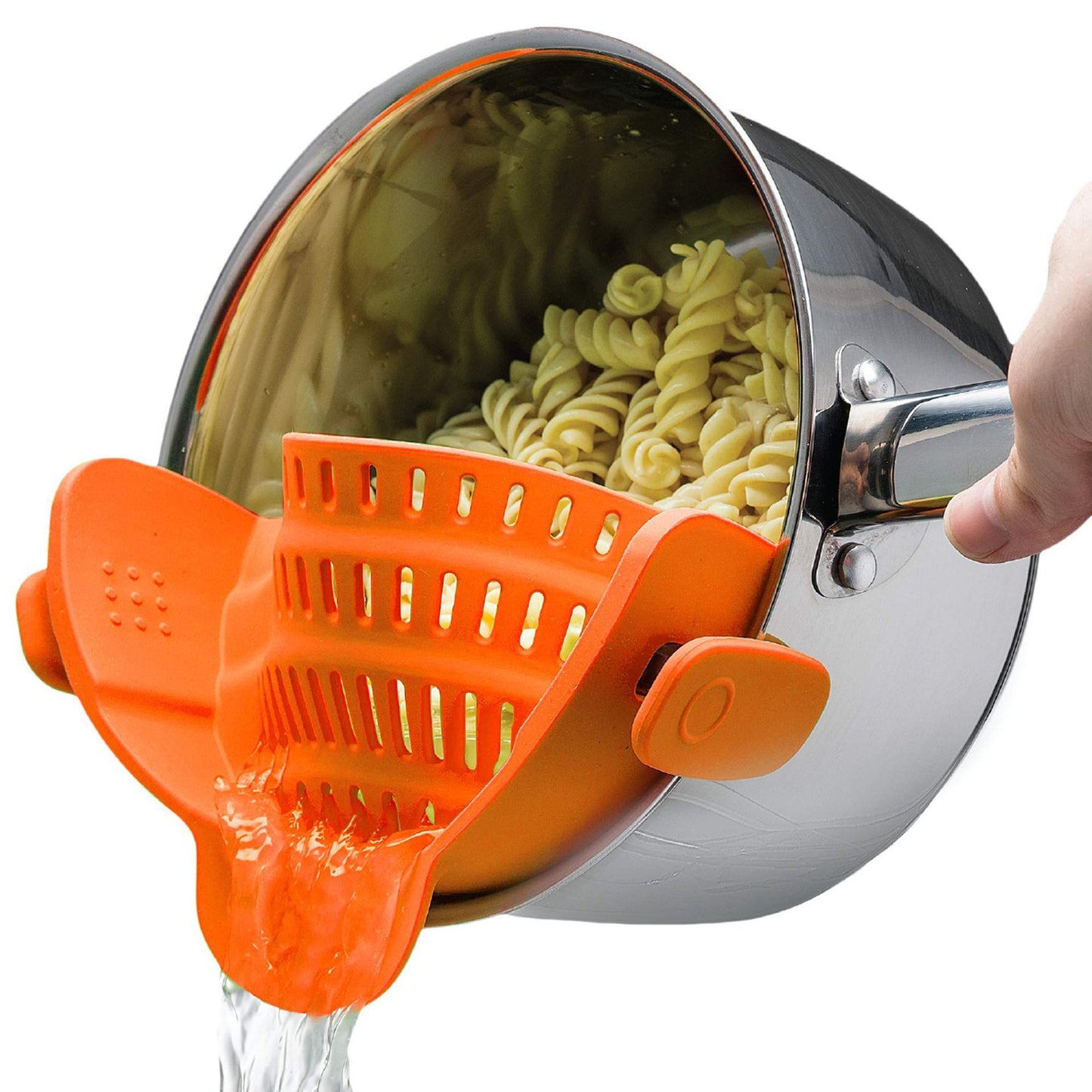 Universal Clip on Strainer Adjustable Silicone Strain Pot