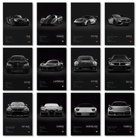 Famous Cars M5 918 GT3 Canvas Wall Art Print Poster